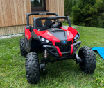Mamido Detské elektrické auto Buggy SuperStar 4x4 červené