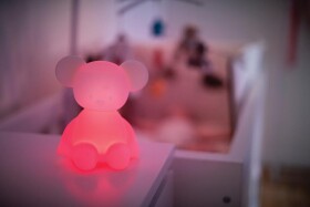 NATTOU Svetielko nočné silikónové so senzorom plaču Lapidou myška