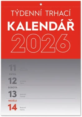 NOTIQUE Nástenný kalendár Trhací týždenný 2026, A5 (PGN-35723)