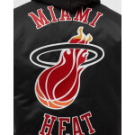 Mitchell Ness NBA Miami Heat OJBF3413-MHEYYPPPBLCK pánska saténová bunda