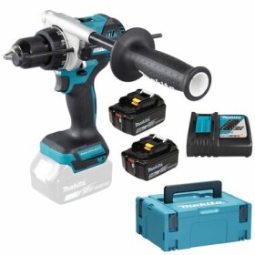 Makita DHP486RTJ / Aku príklepová vŕtačka / 18V / 2 x 5.0 Ah / 2100 ot-min / 31.500 príklepov-min / 130 Nm / Macpac (DHP486RTJ)