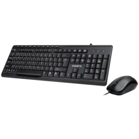 GIGABYTE KM6300 čierna / set klávesnice a myši / USB / 1000 DPI (KM6300/USB)