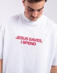 Monkey Studios Tričko Jesus Saves White S