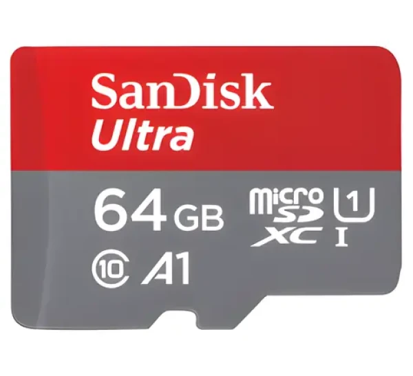 SanDisk Ultra microSDXC 64GB / Pamäťová karta / Class 10 / UHS-I / A1 / čítanie 140 MB/s (SDSQUAB-064G-GN6MN)