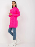 Dámsky sveter 8012.88P fluo pink - FPrice one size