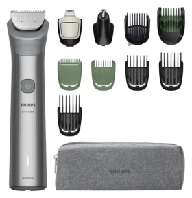 Philips MG5941/15 Multigroom series 5000 šedá / Zastrihávač / 11v1 / Vodeodolný / 120 min prevádzky / puzdro (MG5941/15)