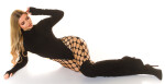 Sexi sieťované pančuchy R39154 čierne - In-Stylefashion UNI