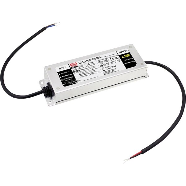 MEAN WELL ELG-100-C700DA-3Y LED driver konštantný prúd 100.1 W 700 mA 71 - 143 V/DC dali, montáž na nehorľavom povrchu, schválenie nábytku, outdoorový, PFC; ELG-100-C700DA-3Y
