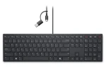 DELL KB525C čierna / drôtová klávesnica / USB-A + USB-C / US Layout (580-BBSX)