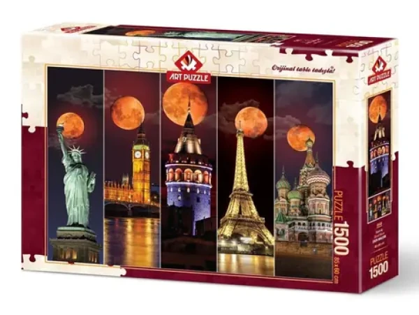 ART PUZZLE 4548 Puzzle Červený mesiac