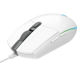 Logitech G102 Lightsync biela / drôtová herná myš / 8000 DPI / 6 tlačidiel / RGB Lightsync (910-005824)