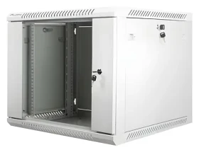 Lanberg WF01-6609-10S sivá / Nástenný rozvádzač / 19" / 9U / 600×600 mm (WF01-6609-10S)