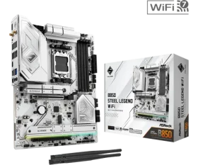 ASRock B850 Steel Legend WiFi AMD B850/DDR5/SATA III/USB 3.2/2.5GLAN/Wi-Fi 7/sc. AM5 / ATX (90-MXBQS0-A0UAYZ)
