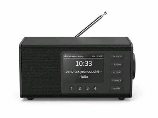 Hama DR1000 čierna / digitálne rádio / FM / DAB / DAB+ (54897-H)