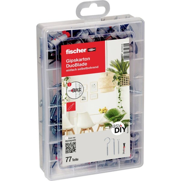 Fischer Meister-Box DUOBLADE box s výberom hmoždiniek 548857 1 sada; 548857