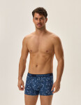 Pánske boxerky 3PACK Jarl 41930-MLC Jeans Blue Pattern - Henderson L modrá mix