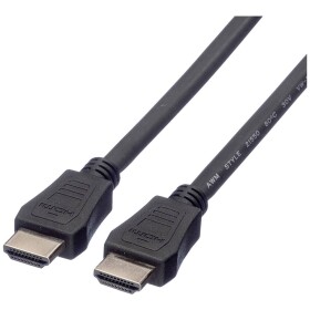 Value HDMI prepojovací kábel Zástrčka HDMI-A, Zástrčka HDMI-A 10.00 m čierna 11.99.5740 tienený HDMI kábel; 11.99.5740