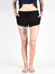 RVCA NEW YUME black dámske plátené kraťasy - XS