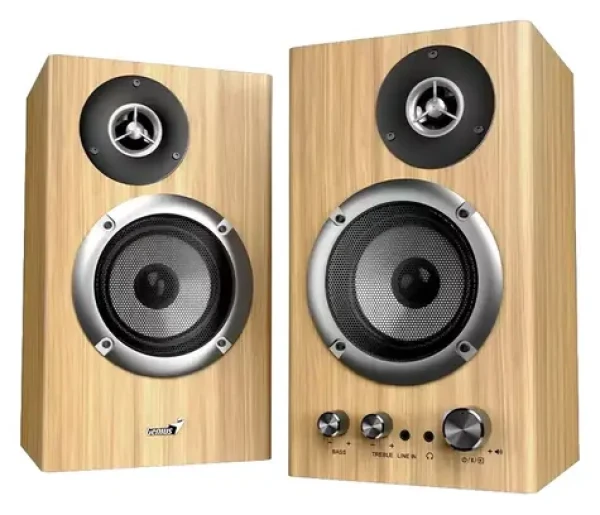 Genius SP-HF1812BT svetlo hnedá / Repro / 2.0 / Bluetooth 5.3 / 50W / Drevené (31730055403)