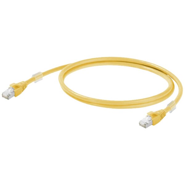 Weidmüller 1251580050 RJ45 sieťové káble, prepojovacie káble CAT 6A S/FTP 5.00 m žltá 1 ks; 1251580050