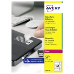 Avery-Zweckform L6113-20 45.7 x 21.2 mm prehľad produktov fólie biela 960 ks trvalé bezpečnostné štítky laser, kópie; L6113-20