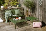 HAY Vonkajšia lavica Lounge Sofa Palissade Olive