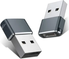PremiumCord redukcia USB-C - USB-A sivá / Redukcia / USB 2.0 (kur31-24)