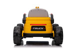 Mamido Mamido Detský elektrický bager CAR-26B žltý | 4x4 | RC 2.4Ghz | EKO koža | 12V10Ah