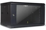 Inter-tech SMA-6406 čierna / Nástenný rozvádzač / 19" / 6U / 600 x 450 mm / presklené dvere (88887252)