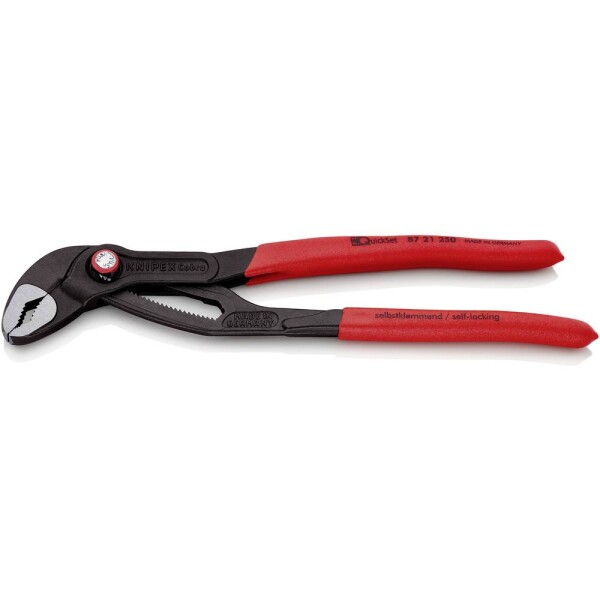 Knipex Cobra QuickSet 87 21 250 inštalatérske SIKO kliešte 46 mm 250 mm