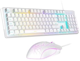MageGee Przewodowy Sada klawiatura + Myszka MageGee K1 Biely