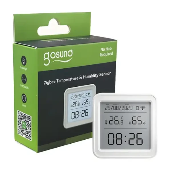 Gosund ST17 / Šikovný senzor teploty a vlhkosti / ZigBee 3.0 / LCD displej / 3x AAA (ST17)