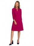 Dámske šaty S325 Plum - Stylove L švestková