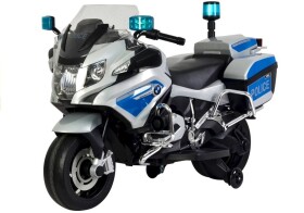 Mamido Elektrická motorka BMW R1200 Polícia strieborná