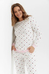 Pyžamo Cana 435 Interlock long/r S-XL ecru XL