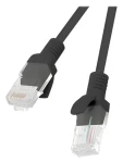 Lanberg CAT6 čierna / Patch kábel / UTP / 3 m / Fluke Passed (PCU6-10CC-0300-BK)