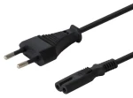 Savio CL-97 čierna / Napájací kábel / 2pin / 1,2 m (CL-97)