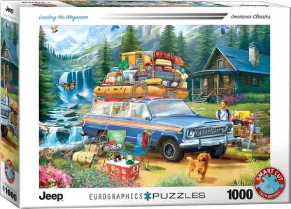 EUROGRAPHICS Puzzle Jeep: Poriadny náklad