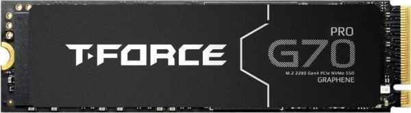 TeamGroup Team Group T-FORCE G70 Pro 4 TB, SSD (PCIe 4.0 x4 | M.2 2280 | Graphene Heatsink)
