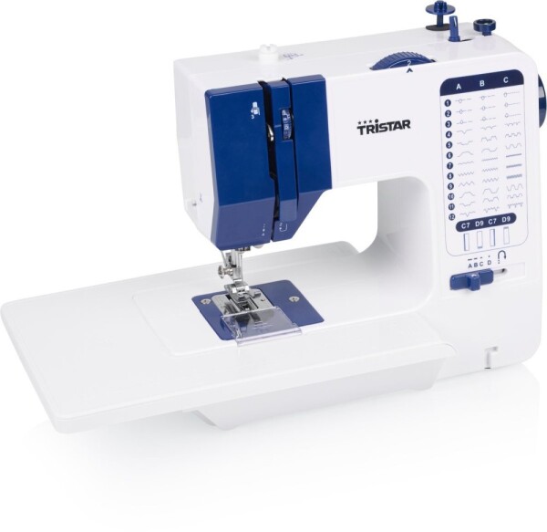 Tristar Sewing machine SM-6005 Number of stitches 38 Number of buttonholes 1 Biely/Modrý