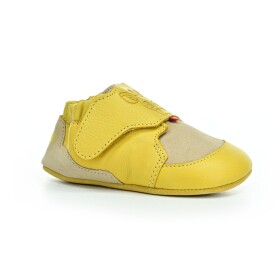 Affenzahn Krabbelschuh Leder Crawly Giraffe Yellow barefoot capáčky 23 EUR
