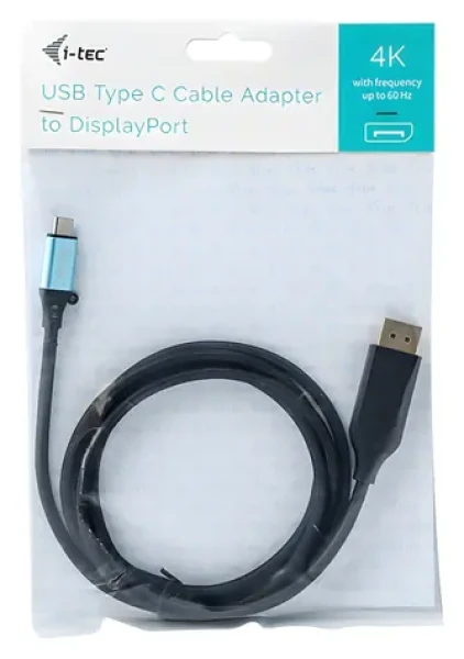 I-TEC USB-C - DisplayPort adaptér 200 cm / Redukcia / 4K 60Hz (C31CBLDP60HZ2M)