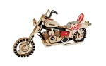 Woodcraft Drevené 3D puzzle Motorka HD I