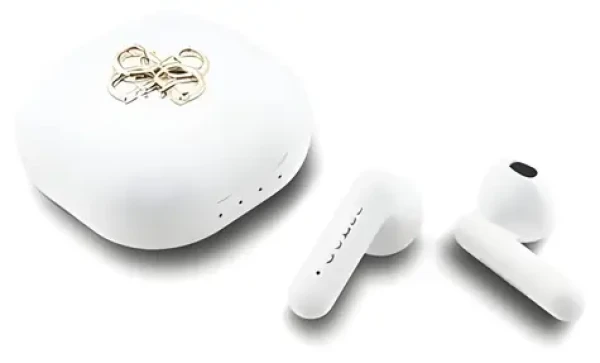 Guess 4G Metal Logo biela / Bezdrôtové slúchadlá / TWS / Do uší (57983126950)