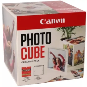 Canon PP-201 Photo Cube Creative Pack biela/ružová / Fotopapier / lesklý / 13x13 cm / 40 ks (2311B075)