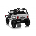 Mamido Mamido Elektrické autíčko OFF ROAD EXTREME 4x4 biele 24V | 200W | 50 kg | EVA | LED | 2,4 Ghz | ECO koža