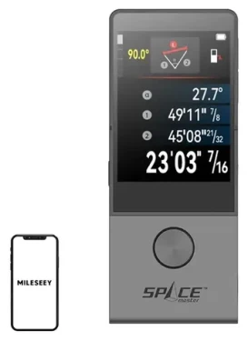 Mileseey D9 Pro / Laserový diaľkomer / 100 m / presnosť ±2 mm / dotykový displej (D9 Pro)