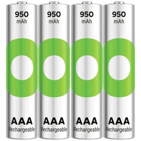 GP ReCyko mikrotužkový akumulátor typu AAA Ni-MH 950 mAh 1.2 V 4 ks; GPRCK95AAA105C4