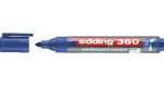 Edding 360 modrá / Popisovač na biele tabule / okrúhly hrot / šírka stopy 1,5-3 mm (4-360003)