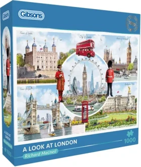 GIBSONS Puzzle Pohľad na Londýn